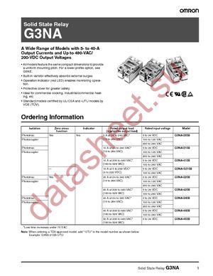 G3NA-205B DC5-24 datasheet  
